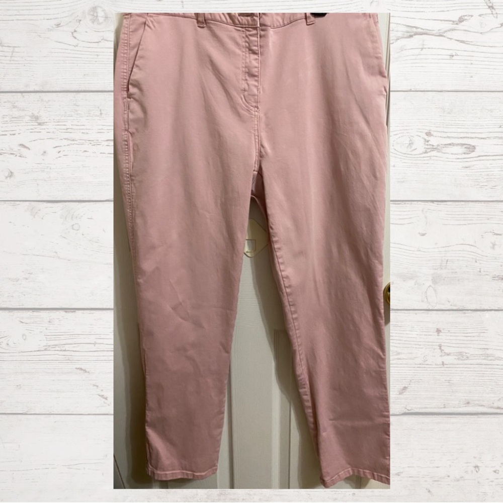 Joules women’s dusty pink chinos trousers size 14 good condition 29 1/2 inseam